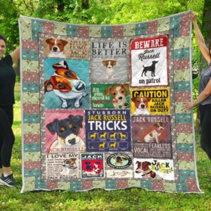 Jack Russell Lover Quilt  Quilt
